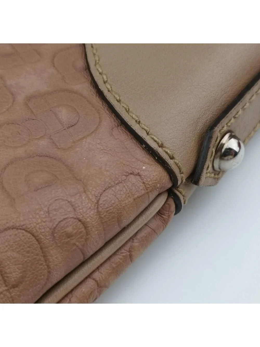 Gucci Horsebit Hobo Beige Leather